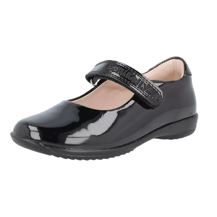 Lelli Kelly Classic Black Mary Jane Patent School Shoes F Width