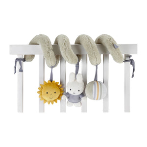 Little Dutch Miffy Activity Spiral - Fluffy Blue design, stimulating and entertaining for babies.