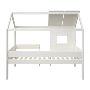 Short ladder and guard bars for added safety.