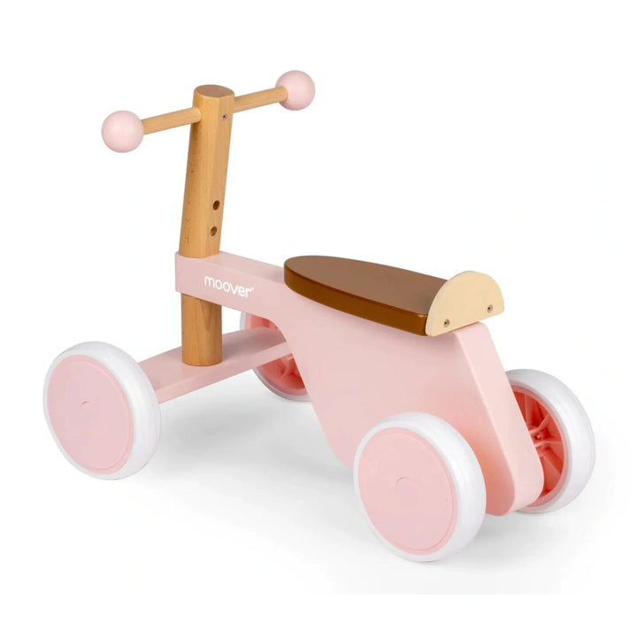 Pink wooden bike