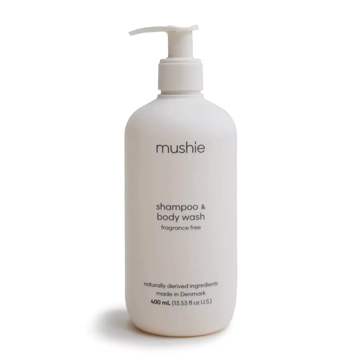 Mushie Baby Shampoo & Body Wash (Fragrance Free) 400ml