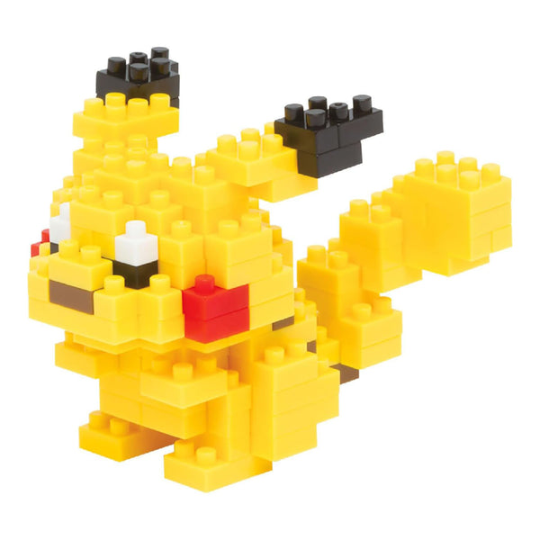 Nanoblock Pikachu Pokemon Building Kit Miniature Yellow Pokemon