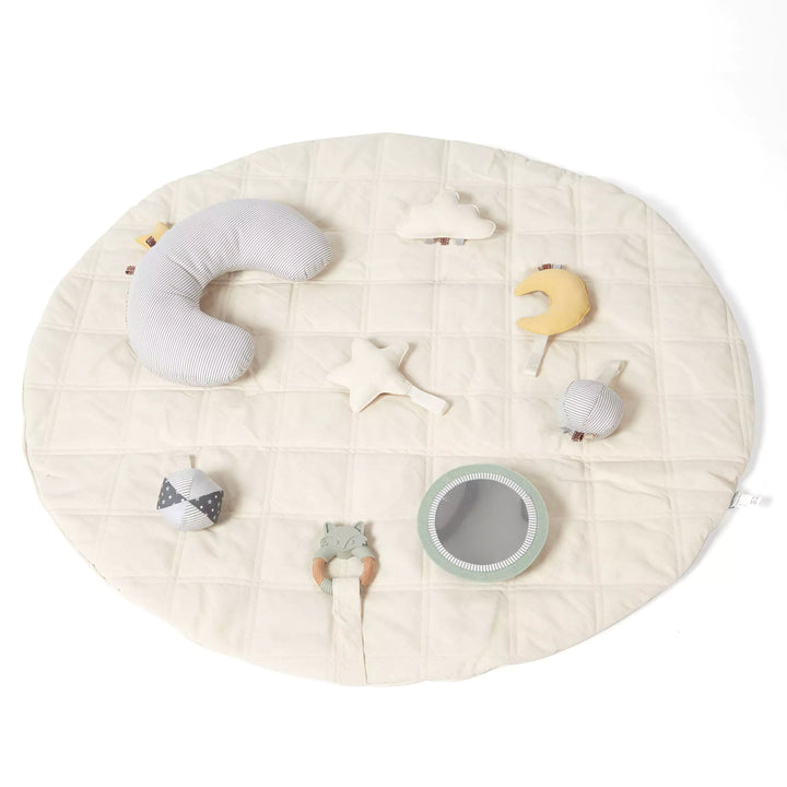 Baby play top mat pillow