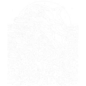 Drawing of dolphin