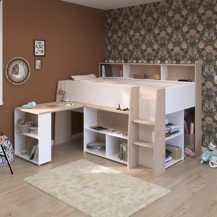 This mid sleeper has pull-out desk for learning and personal tasks