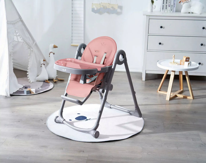 Child's premium pink high chair that grows with them