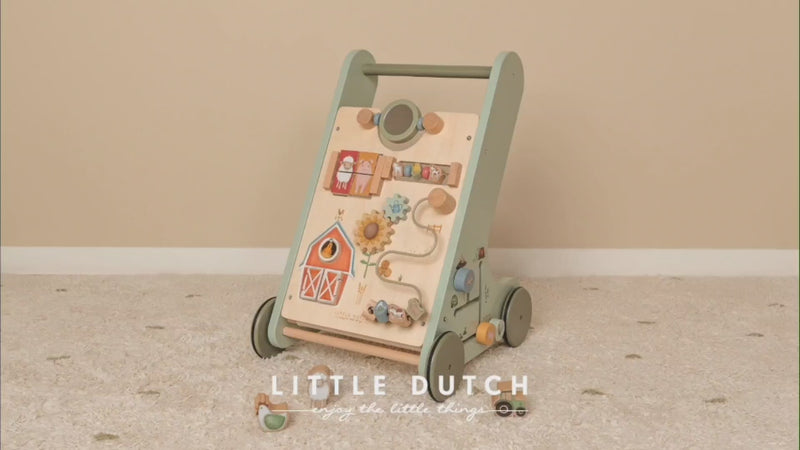 Video of little dutch multi activity baby walker.