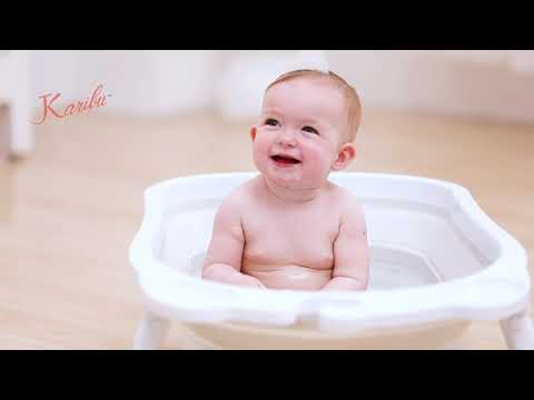 Video Karibu Foldable Baby Bath Tub