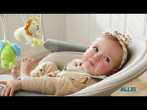 Video of 2-in-1 Baby High Chair - Light Grey