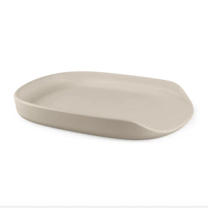 The Sebra Pulse Pur Changing Mat in Seabreeze Beige provides a soft and shock-absorbing surface for safe and comfortable diaper changes.