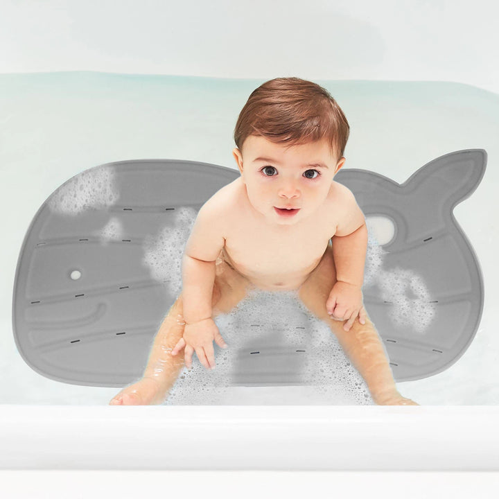 baby having fun in the in the bath mat non slip
