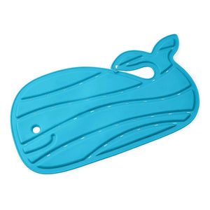 Skip Hop Moby Bath Mat (Blue) in use in a bathtub