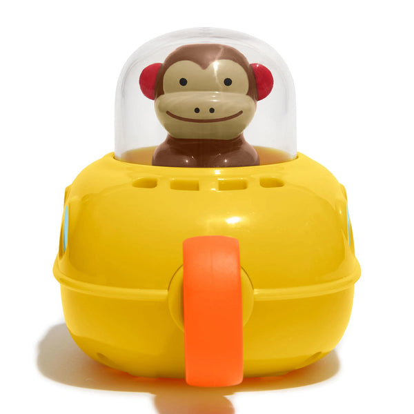 Adorable monkey submarine bath toy for splish-splash adventures
