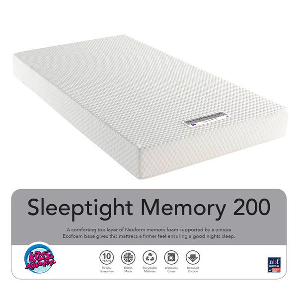 Sleeptight Memory Foam Mattress: Easy and supportive sleep solution.