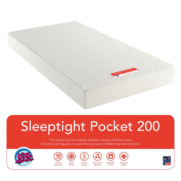 Sleeptight pockets are ideal for bunk beds, mid-sleepers, and high-sleepers.