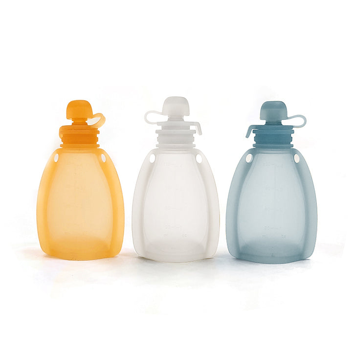 Reusable Silicone Food Pouch - 3 Pack