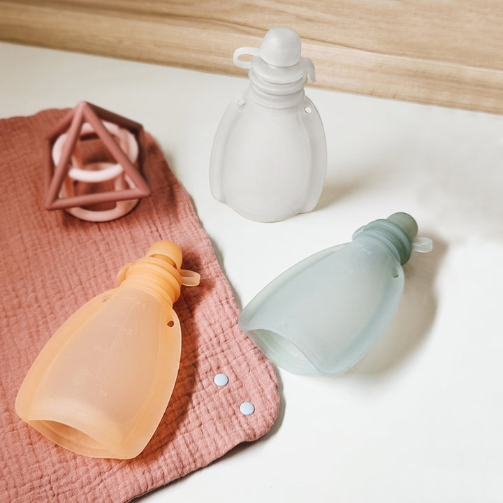 Reusable Silicone Food Pouch - 3 Pack