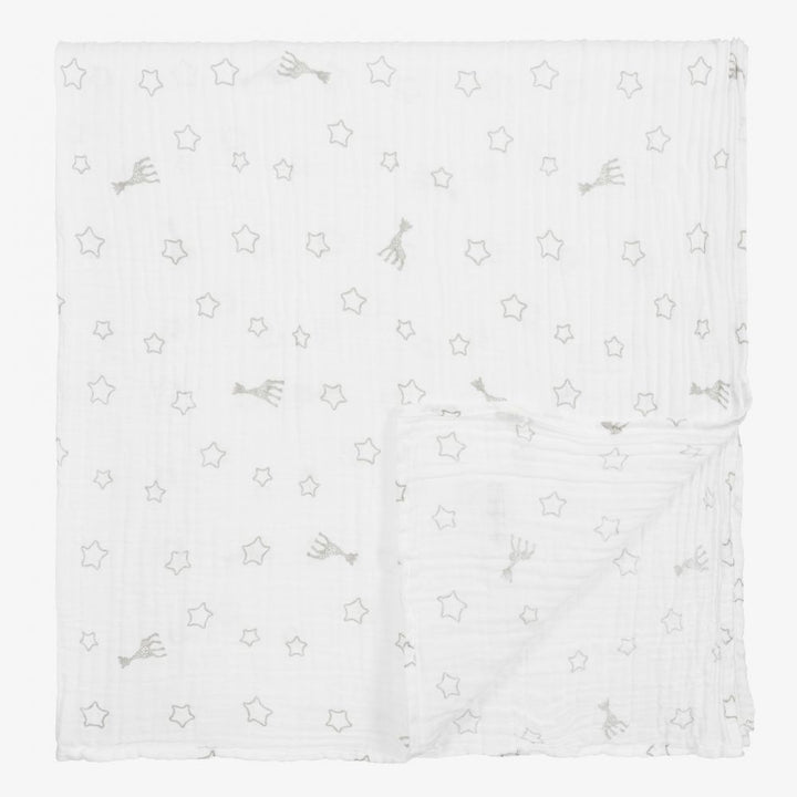 Soft and breathable 100% cotton swaddle blanket