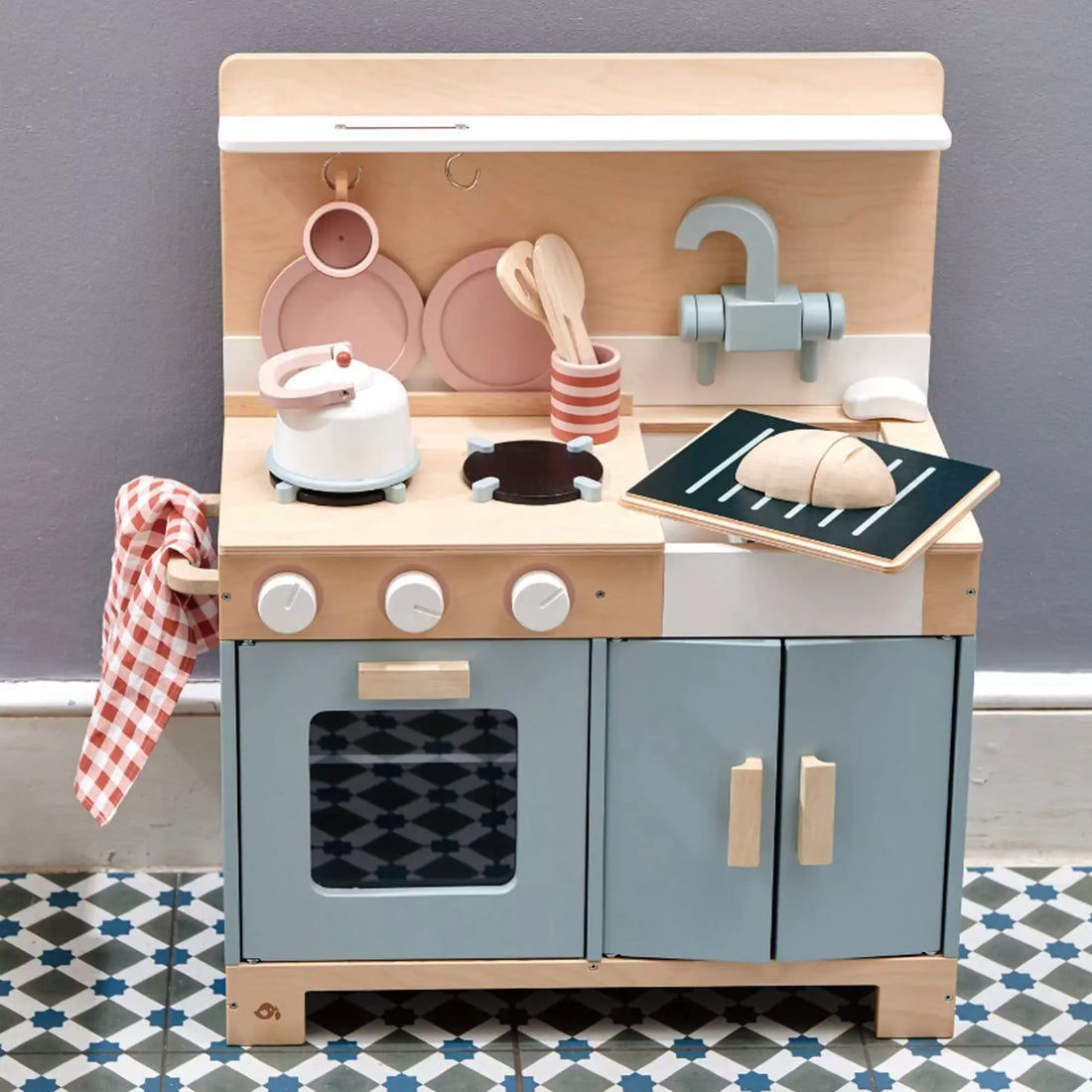 kids big gifts tender leaf home play kitchen with utensils