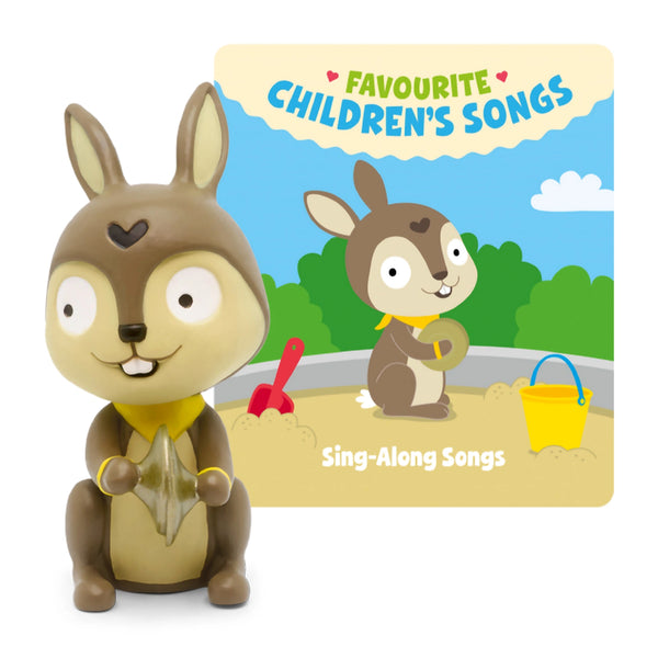 Packaging of the Sing-A-Long Song Tonie, highlighting its durable plastic material and playful kangaroo design.