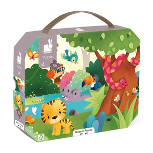 Janod Wild Animal-Themed Illustrated Puzzle - Explore the Animal Kingdom