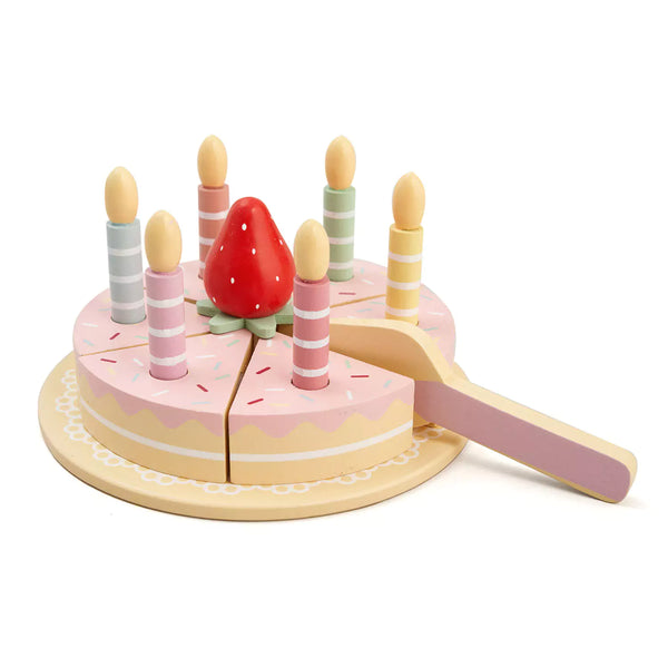 Wooden Birthday Cake Toy - Play Food
