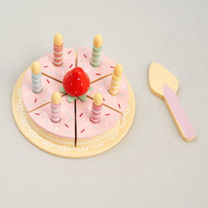 Hooga Playroom Little Baker Wooden Birthday Cake