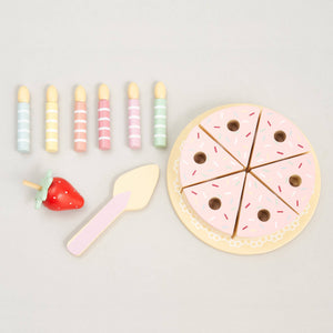 Hooga Playroom Little Baker Wooden Birthday Cake