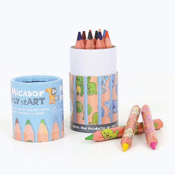 Micador Triangle Colour Pencil Purse Pack of 12