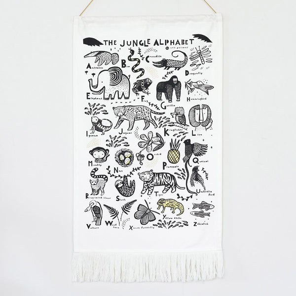 Wee Gallery Wall Hanging Printed Tapestry - Jungle