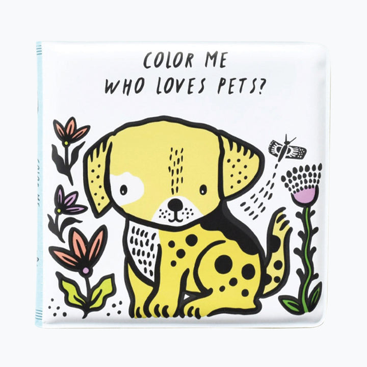 Wee Gallery Bath Book Colour Me - Pets