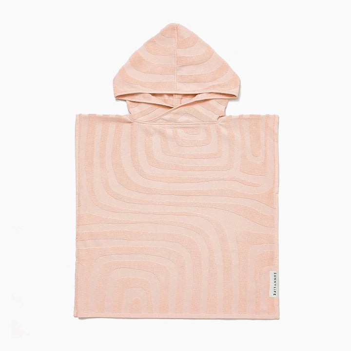 Sunnylife Terry Beach Hooded Towel - Ice Pink