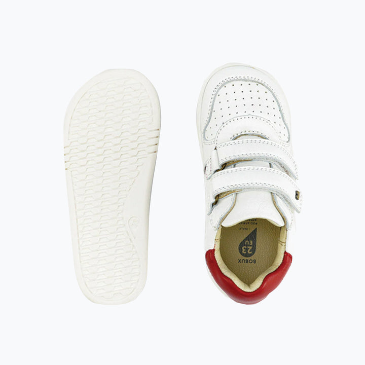 Bobux I-Walk Riley Trainer - White and Red