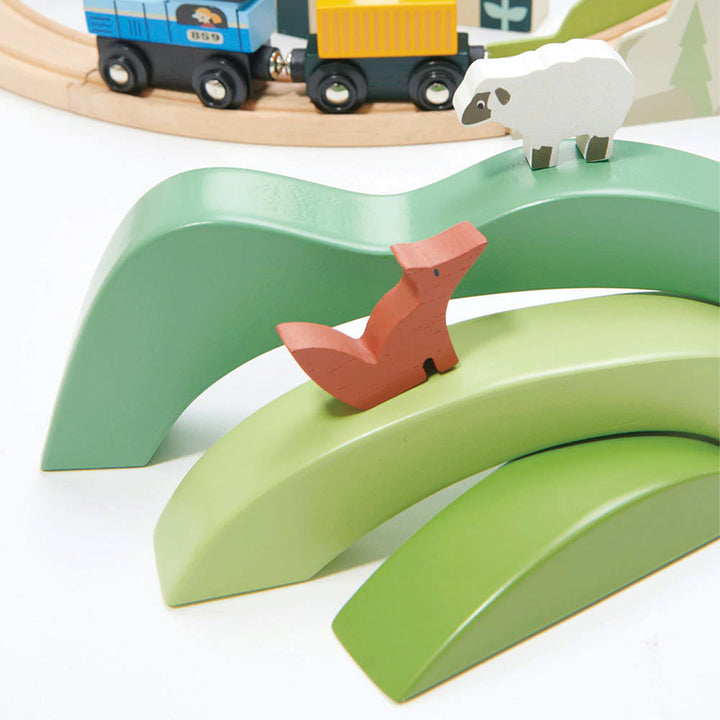 Tender Leaf Green Hills View Wooden Toy Set
