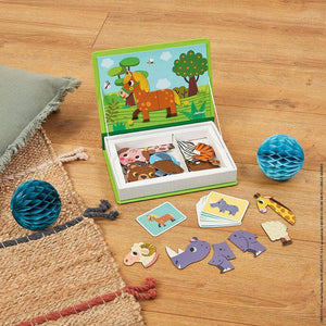 Janod Animals Magneti' Book - 30 Magnets