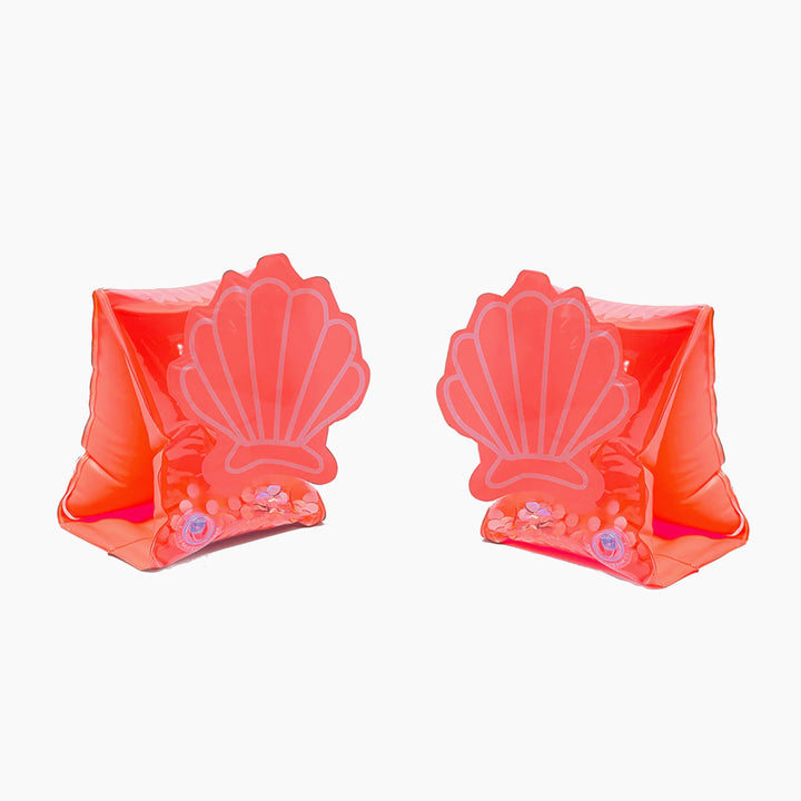 Sunnylife Buddy Float Armbands - Neon Coral