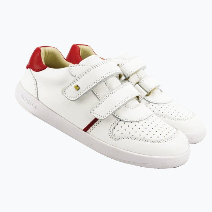 Bobux KP Riley Kids Trainer - White and Red