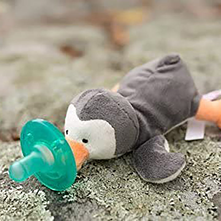 WubbaNub Dummy Comforter With Toy - Baby Penguin