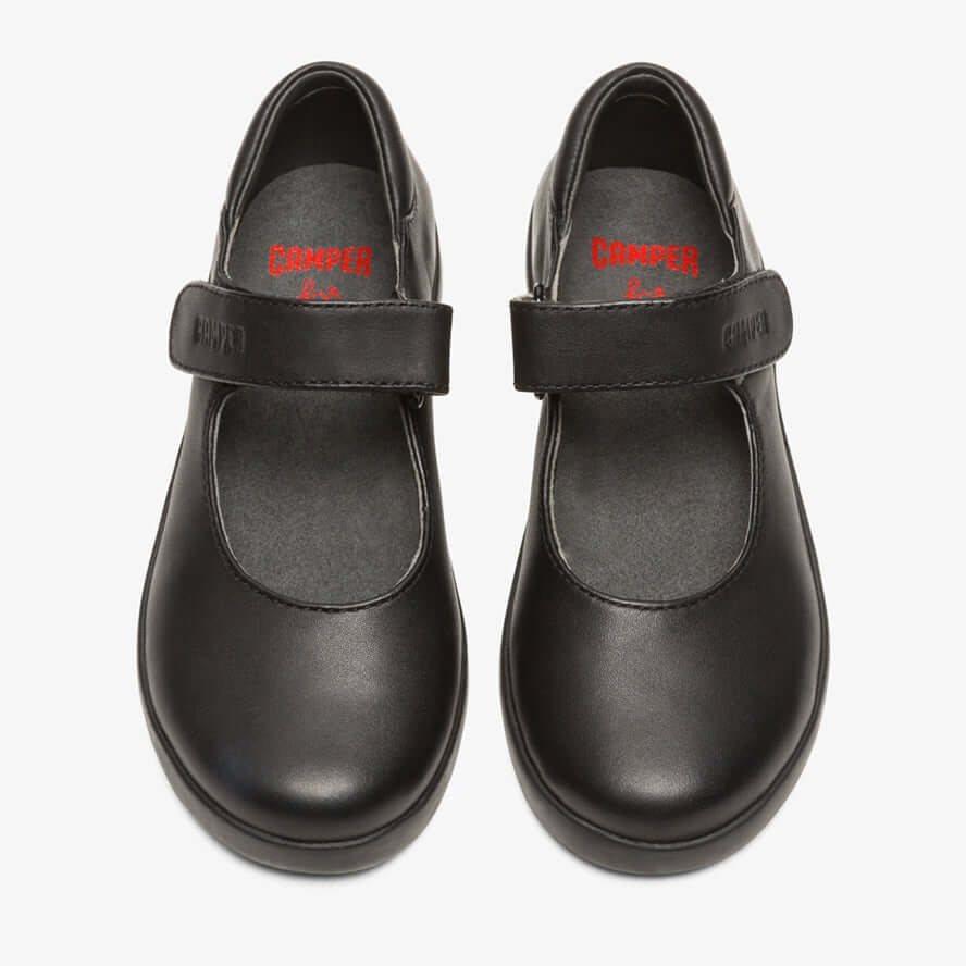 Camper Kids Girl's School Shoes - Black