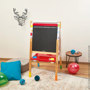 Janod Double Sided Splash Adjustable Easel