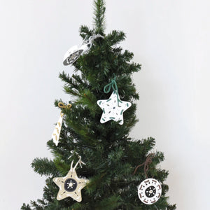 Wee Gallery Christmas Ornament Lacing Card Set