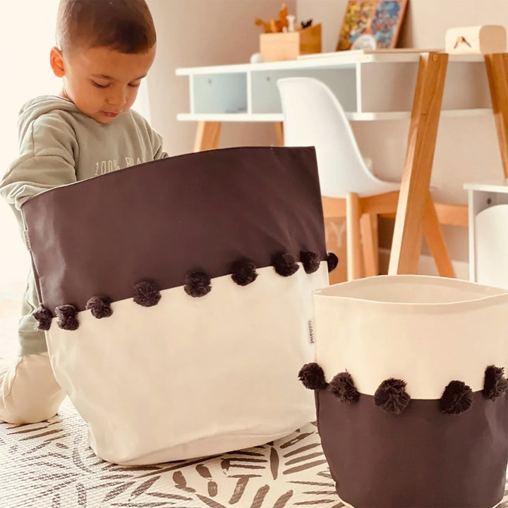 Toddlekind Storage Basket Bag Large - Tan