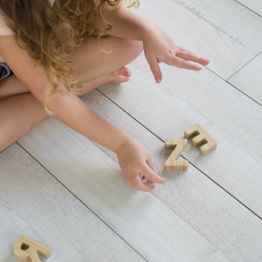 Wee Gallery Bamboo Alphabet Wooden Blocks