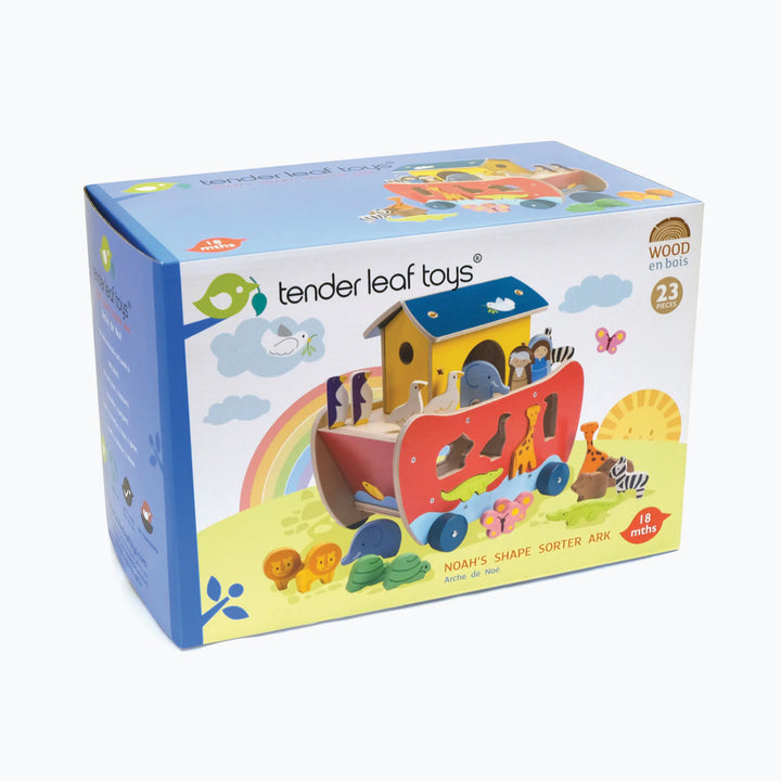 Tender Leaf Noah's Shape Sorter Ark Toy Set