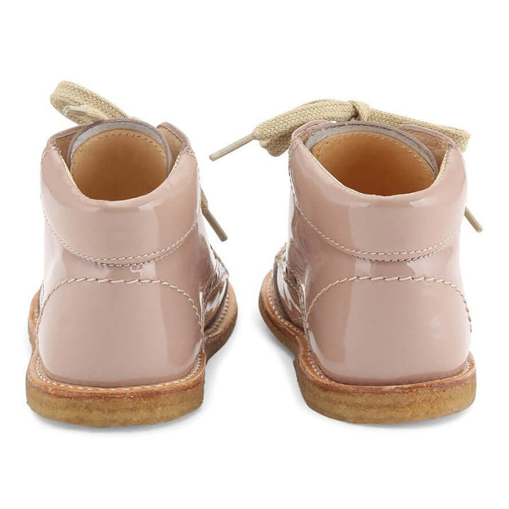 Angulus Starter Boots With Laces - Rose