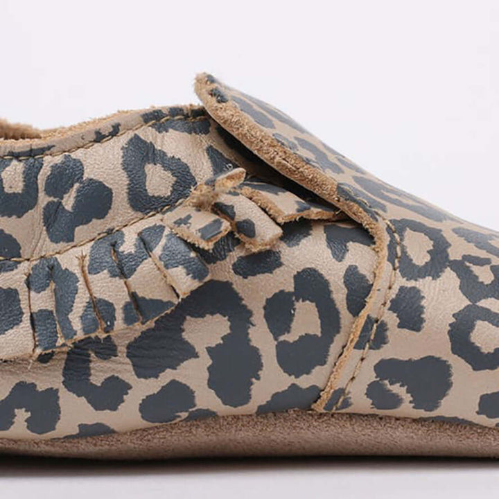 Baby Shoes - Pre Walkers - Soft Sole Leopard Print - Gold | Bobux ...