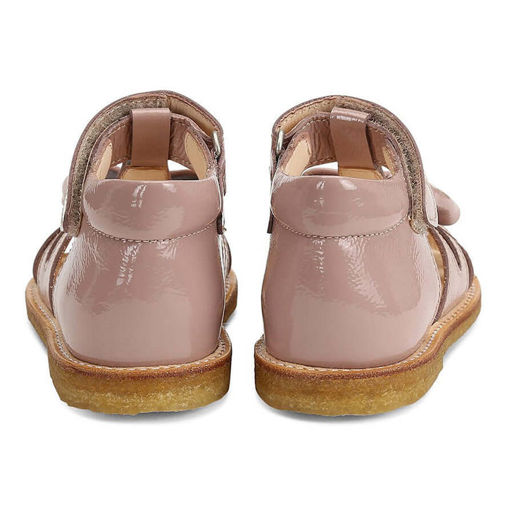 Angulus Starter Sandals With Velcro Strap - Rose