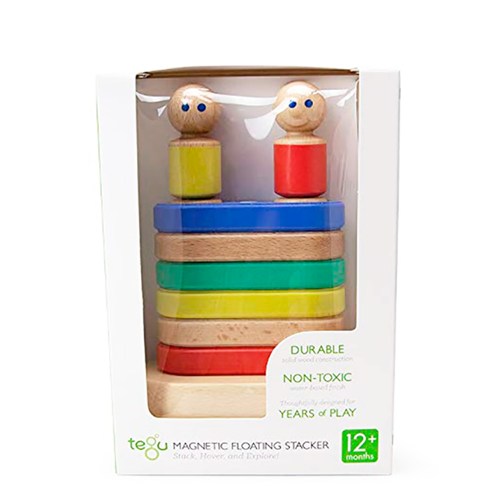 Tegu Magnetic Floating Stacker for Baby and Toddler 11 pieces