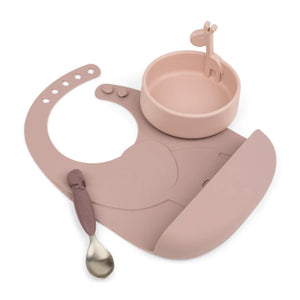 Done by Deer Peekaboo First Meal Set Deer Friends - Powder