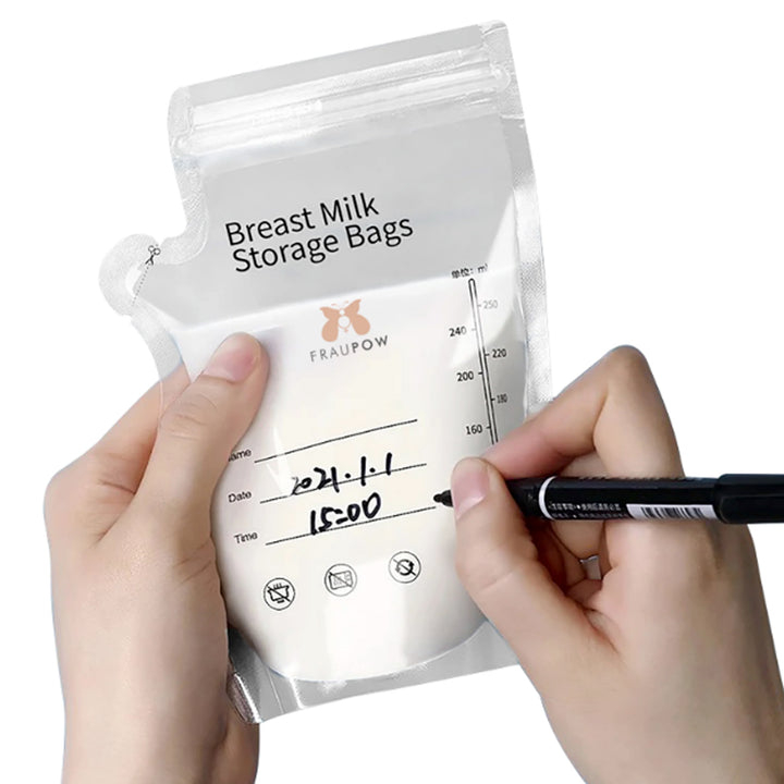 Fraupow Milk Storage Bags - Pack of 30